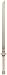 GI Joe Movie Foam Sword  - Storm Shadow