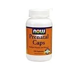 NOW Foods Prenatal Vitamin  W/ Iron, 120 Capsules