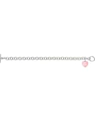 Sweethearts® Enamel Heart Charm Bracelet Sterling Silver " My Girl " 85511