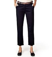 Per Una Roma Cotton Rich Cropped Chinos with Belt