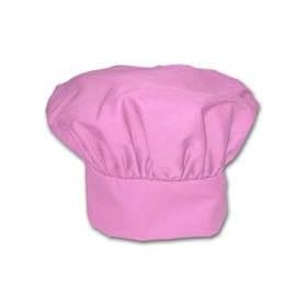  CHEFSKIN KIDS PINK MUSHROOM PUFFY CHEF HAT, ADJUSTABLE VELCRO, EXCELLENT PARTY FAVOR