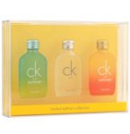 Ck One Variety By Calvin Klein Set-3 Piece Mini Variety Set With Ck One & Ck One Summer (blue) & Ck One Summer (yellow) And All Are Edt .5 Oz