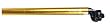 Origin 8 Compe-Lite Alloy Seat Post 27.2 with Clamp - Gold.