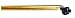 Origin 8 Compe-Lite Alloy Seat Post 27.2 with Clamp - Gold.