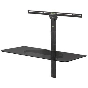 Level Mount Elgs Adjustable Glass Component Shelf (Tv Mounts/Access / A/V Furniture)