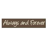 Always and Forever by CreateYourWoodSign.com
