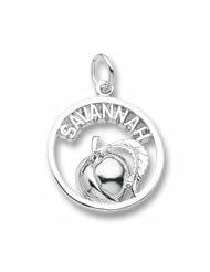 Savannah Peach Charm