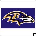3 x 5 Feet Baltimore Ravens Nylon - indoor NFL Flag Made in US.