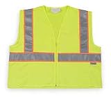 Condor 1YAJ7 Safety Vest, Class 2, XXXL, No Sleeves, Lime