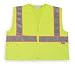 Condor 1YAJ7 Safety Vest, Class 2, XXXL, No Sleeves, Lime