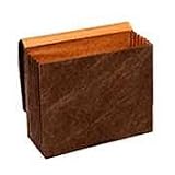 GLW1049E3 - Expanding Wallet W/Mylar, 3-1/2 Exp, 5x11, Brown