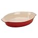 Kitchen & Housewares : Typhoon 39256 Red Oval Baking Dish