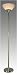 Tools & Hardware : Grandrich G-1071 ST Torchiere Floor Lamp with Glass Shade in Satin Steel