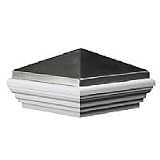 4 Polished Stainless Vinyl Post Cap by Just Post Caps