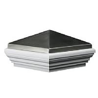 4 Polished Stainless Vinyl Post Cap from Caps & Hats