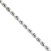 14k White Gold 5mm Diamond-Cut Rope Chain Anklet - 9 Inch