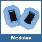AquaJogger Modules - Blue