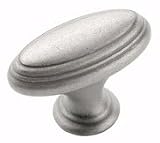 Amerock BP53032-WN Mulholland Knob 1-7/16-by-11/16-Inches, Weathered Nickel
