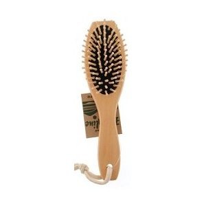 New England/Earthline - Wooden Massage Hair Brush Large 611 - Massagers Relaxing  &  Energizing ( Multi-Pack)