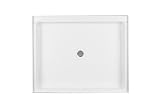 Swanstone R-3442-010 34-Inch by 42-Inch by 5-1/2-Inch Single Threshold Shower Floor, White Finish