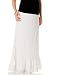 A Pea in the Pod Collection: Ella Moss Under Belly Full Length Tiered Maternity Skirt