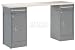 60 2 Drawer / 2 Cabinet Plastic Top Workbench