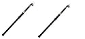 12ft Telescopic Beach Rod X 2