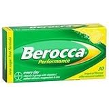 Berocca Performance Tropical Flavor 30 Effervescent Tablets