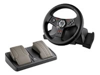 Childrens Toyshop  Electronics : Logitech Formula Vibration Feedback Steering Wheel [12-Button, Pedals, PC, Black]