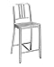 1006 Navy Counter Stool - Brushed