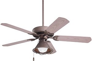Emerson Fans CF652SCB 52 Summer Night Ceiling Fan Smoky Cobblestone With All Weather Washed Oak Bla