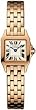 NEW CARTIER SANTOS DEMOISELLE LADIES MINI SOLID GOLD WATCH W25077X9 NEW CARTIER SANTOS DEMOISELLE LADIES MINI SOLID GOLD WATCH W25077X9