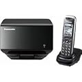 PANASONIC KX-TGP500B01 SIP DECT Telefon Basisstation mit Mobilteil monochrom LCD Display Freisprecheinrichtung wandmontagetauglich