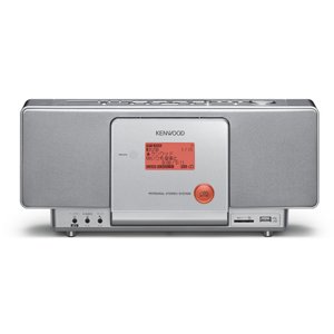 ケンウッド CD/SD/USBパーソナルシステムコンポ　シルバー CR-A7USB-S