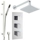 Hudson Reed Kubix Thermostatic Shower Sheer Rail Set