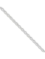Sterling Silver 4.5mm Cable Chain QCL120-8"
