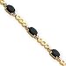 14k Sapphire and Diamond Bracelet - 7 Inch