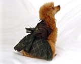 Emma Rose Sparkly Emerald Nights Classy Designer Dog Dress (XSmall)