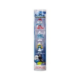 The Smurfs Movie Grab Ems Exclusive Mini Figure 4Pack Papa Smurf, Clumsy, Smurfette Gargamel