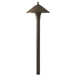 Paradise GL22987AGB Low Voltage Cast Aluminum 10-Watt Path Light, Aged Brass