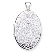 Sterling Silver Oval Locket
