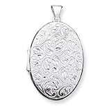 Sterling Silver Oval Locket
