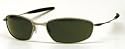Oakley Whisker Sunglasses Silver Frame / Dark Grey Lens (05-716)