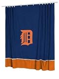 MLB Bath Accessory - MVP Detroit Tigers Shower curtain by Sports Coverage