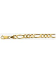6.5mm Large Figaro Chain 14"