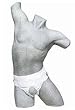 Sportaid, Hernia Truss Double, White, Measure Waist 35 Inches-41 Inches for Men, Medium - 1 ea