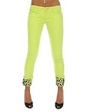 Luxirie by LRG - Luxirie by LRG The Eye of The Tiger Tapered Jean in Bright Lime,Denim for Women