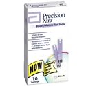 Precision Xtra Blood/Ketone Test Strips - 10 Ea