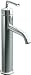 Purist Tall, Single-Control Lavatory Faucet by Kohler - Metal Straight Lever Handle
