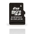 2GB Toshiba MicroSD Card. Great Quality memory chips made in Japan. (Bulk Package)